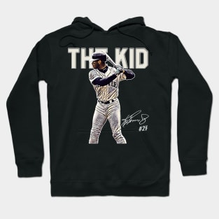 Ken Griffey Jr The Kid Basketball Legend Signature Vintage Retro 80s 90s Bootleg Rap Style Hoodie